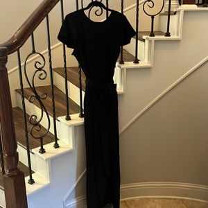 Lane Bryant Wide Leg Jumpsuit with Tie Belt